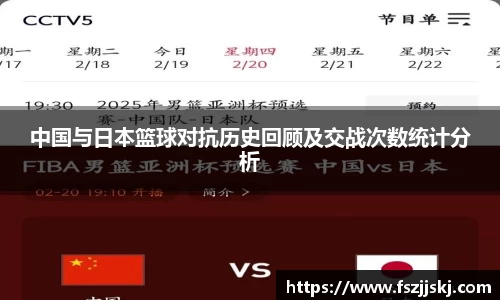 中国与日本篮球对抗历史回顾及交战次数统计分析